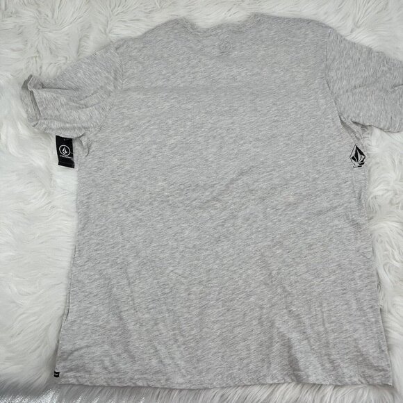 NEW Volcom Men's Slicer Graphic Modern Fit T-Shirt Heather Gray Size 2XL XXL - Picture 5 of 11
